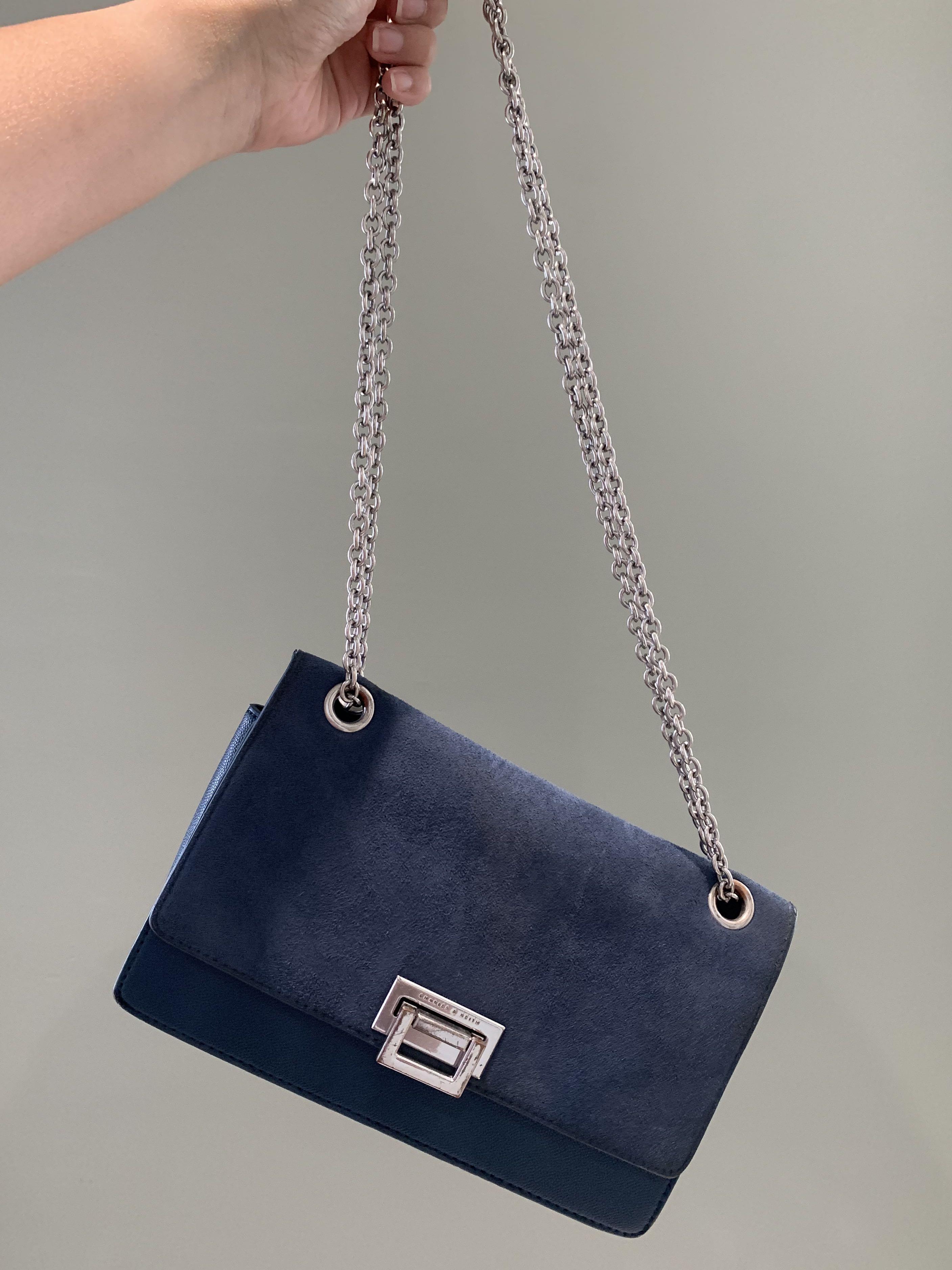 Navy sling outlet bag