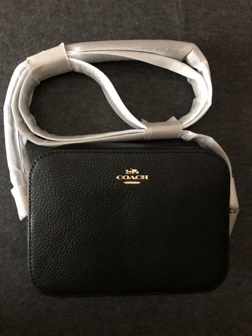 Coach Mini Camera Bag Black, Luxury, Bags & Wallets on Carousell