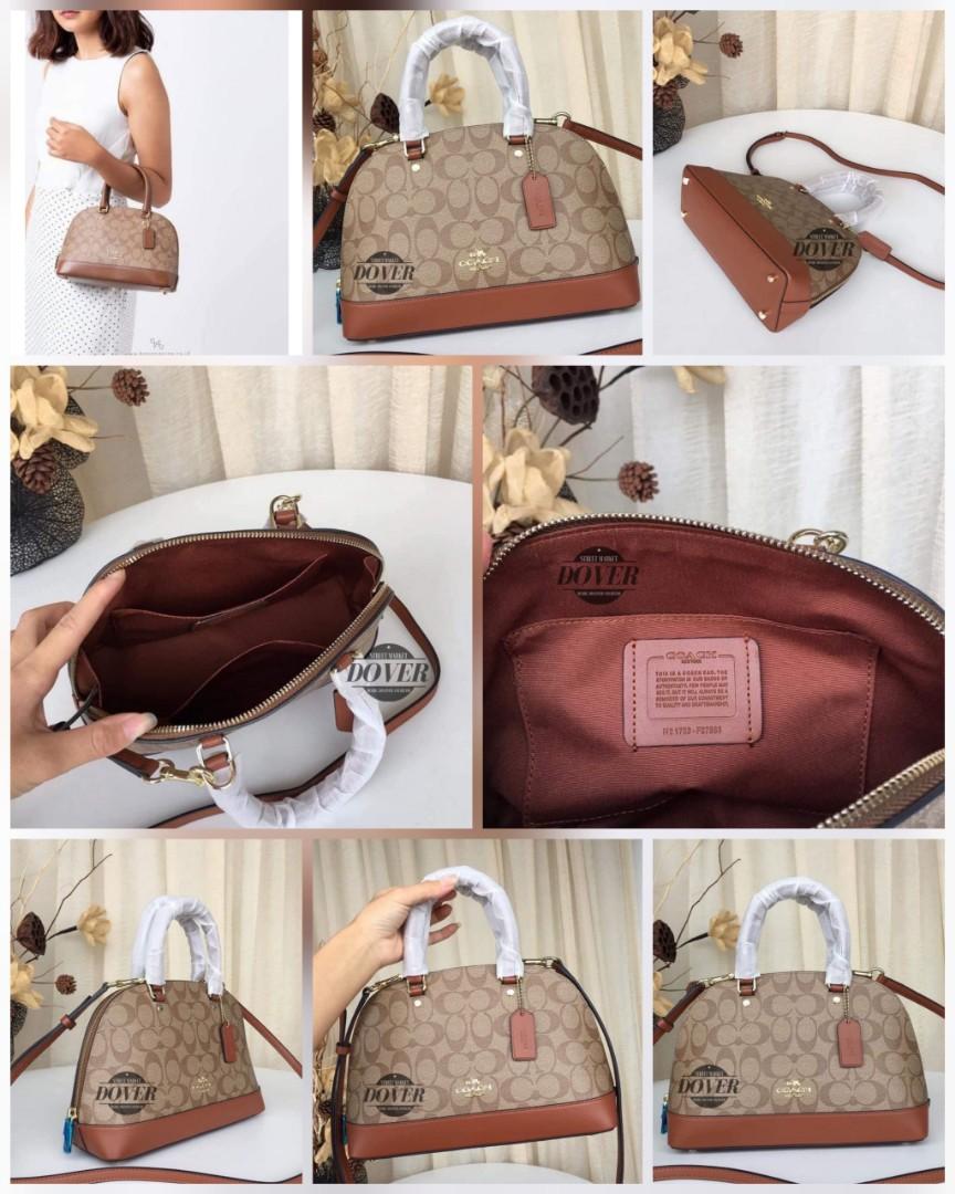 Coach mini sierra khaki saddle best sale