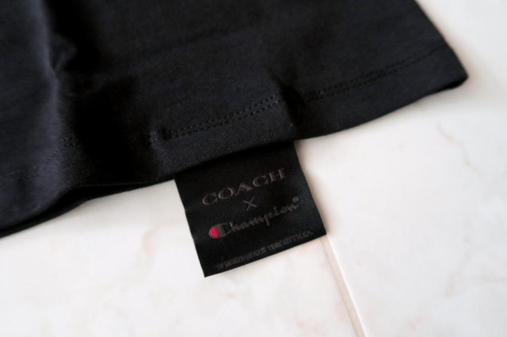 Coach x Champion Limited Colab Logo TShirt, Men's Fashion, Tops & Sets