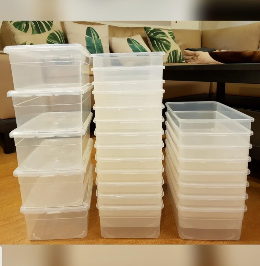 Daiso Plastic Box, Furniture & Home Living, Home Improvement