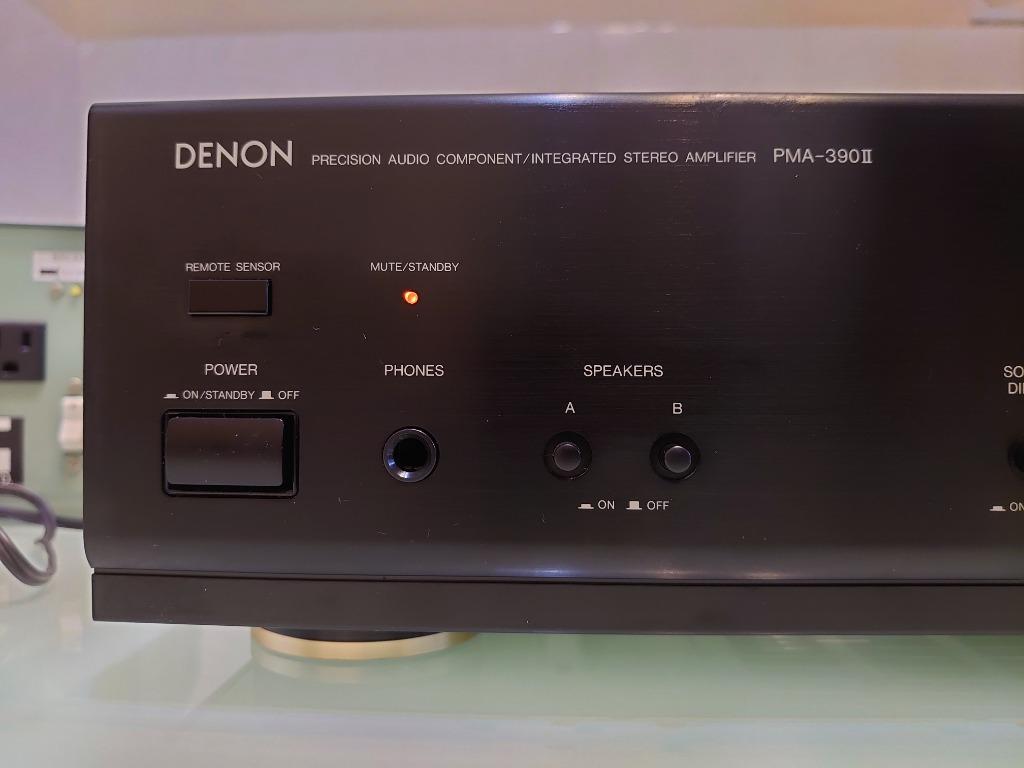 Denon プリメインアンプ ブラック PMA-390/4K-, 41% OFF