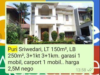 Di jual rumah di cibubur