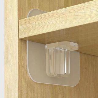 🐤Double-Sided Self Adhesive Power Strip Fixator Wall Hanger Transparent Sucker Hook Wall Hooks