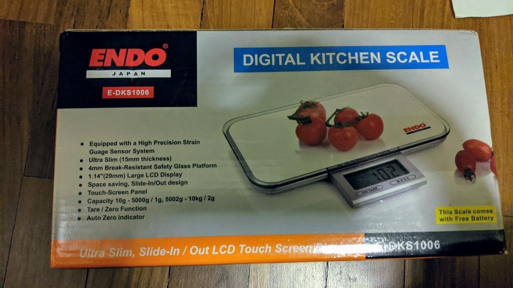 Endo Digital Kitchen Scale, TV & Home Appliances, Kitchen Appliances