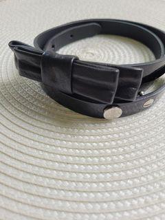 ESPRIT Bow Patent Leather Waist Belt