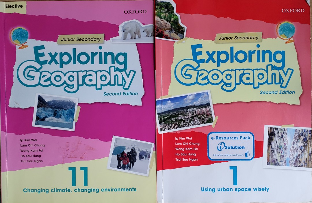 Exploring geography book 1 & 11, 興趣及遊戲, 書本 & 文具, 書本及雜誌 補充練習 Carousell