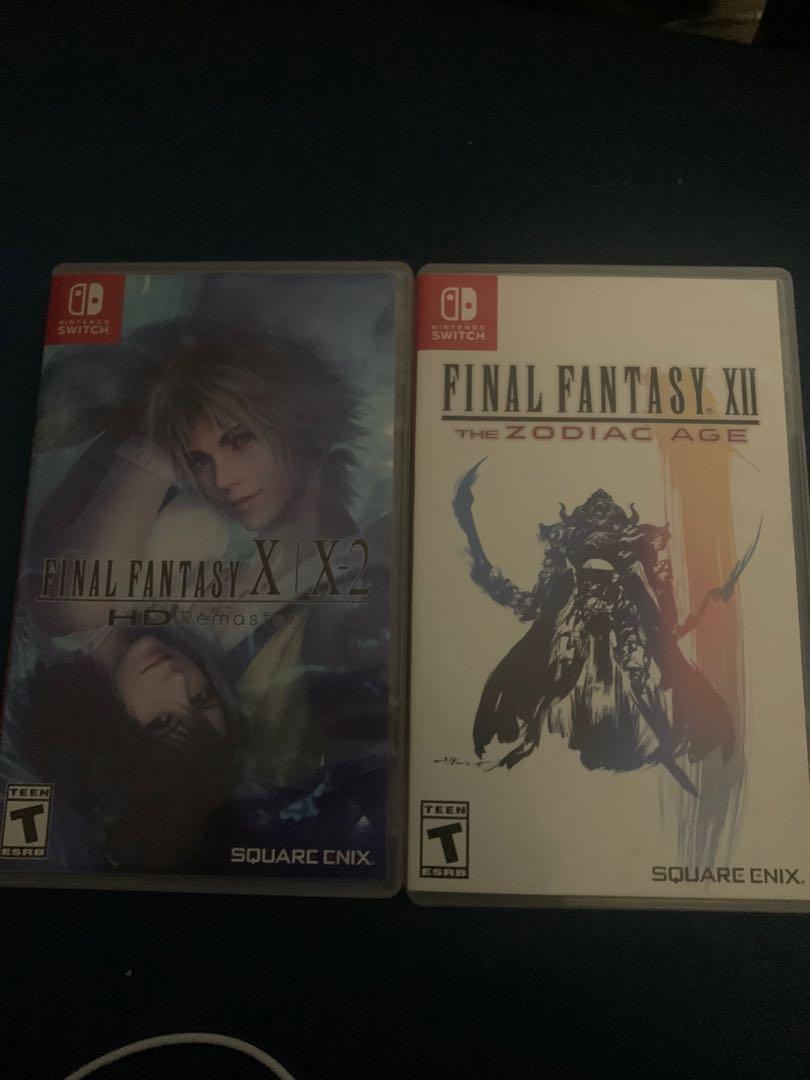Final Fantasy X 12 Video Gaming Video Games Nintendo On Carousell Final Fantasy X 12 Video Gaming Video Games Nintendo On Carousell