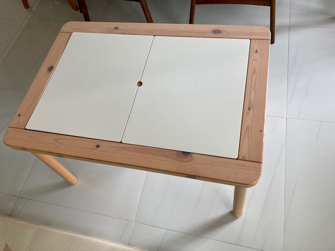 FLISAT Children's table with 2 Storage Boxes, Babies & Kids, Baby