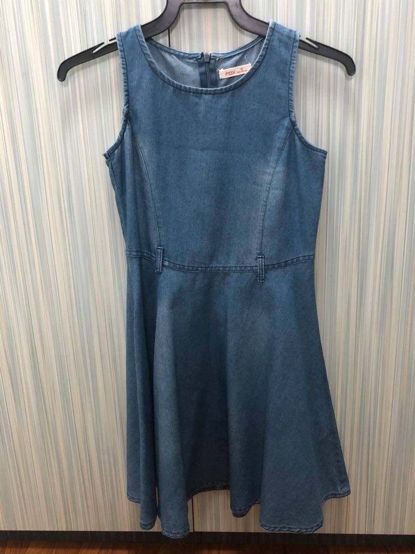 denim dress size 12