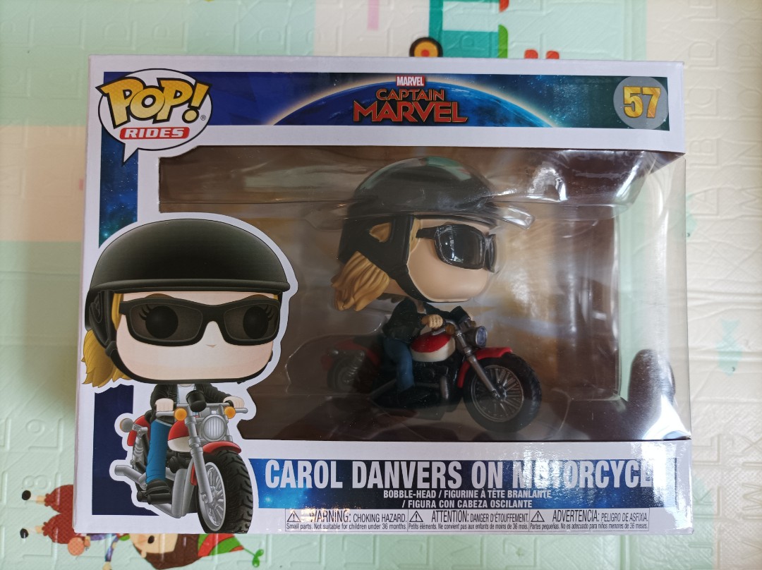 Funko Pop Marvel Captain Marvel Carol Danvers on motorcycle