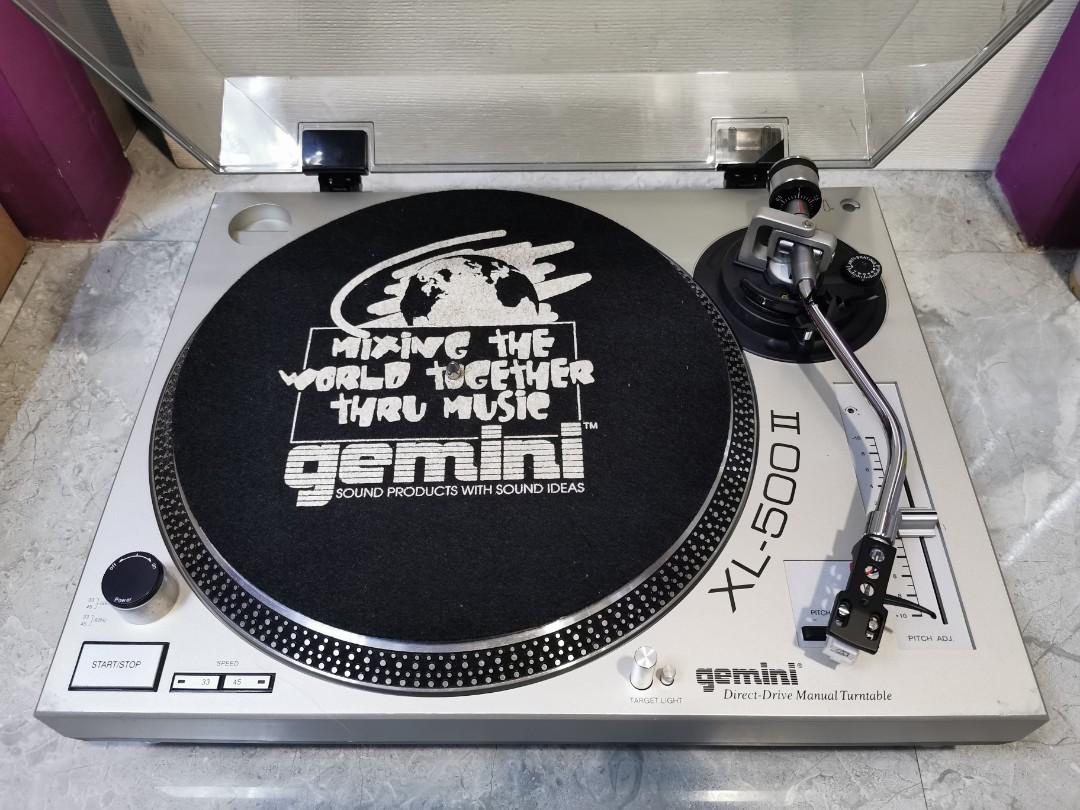gemini XL-500Ⅱ ターンテーブル　ダイレクトドライブレコードプレーヤ DJ機器 新販売店