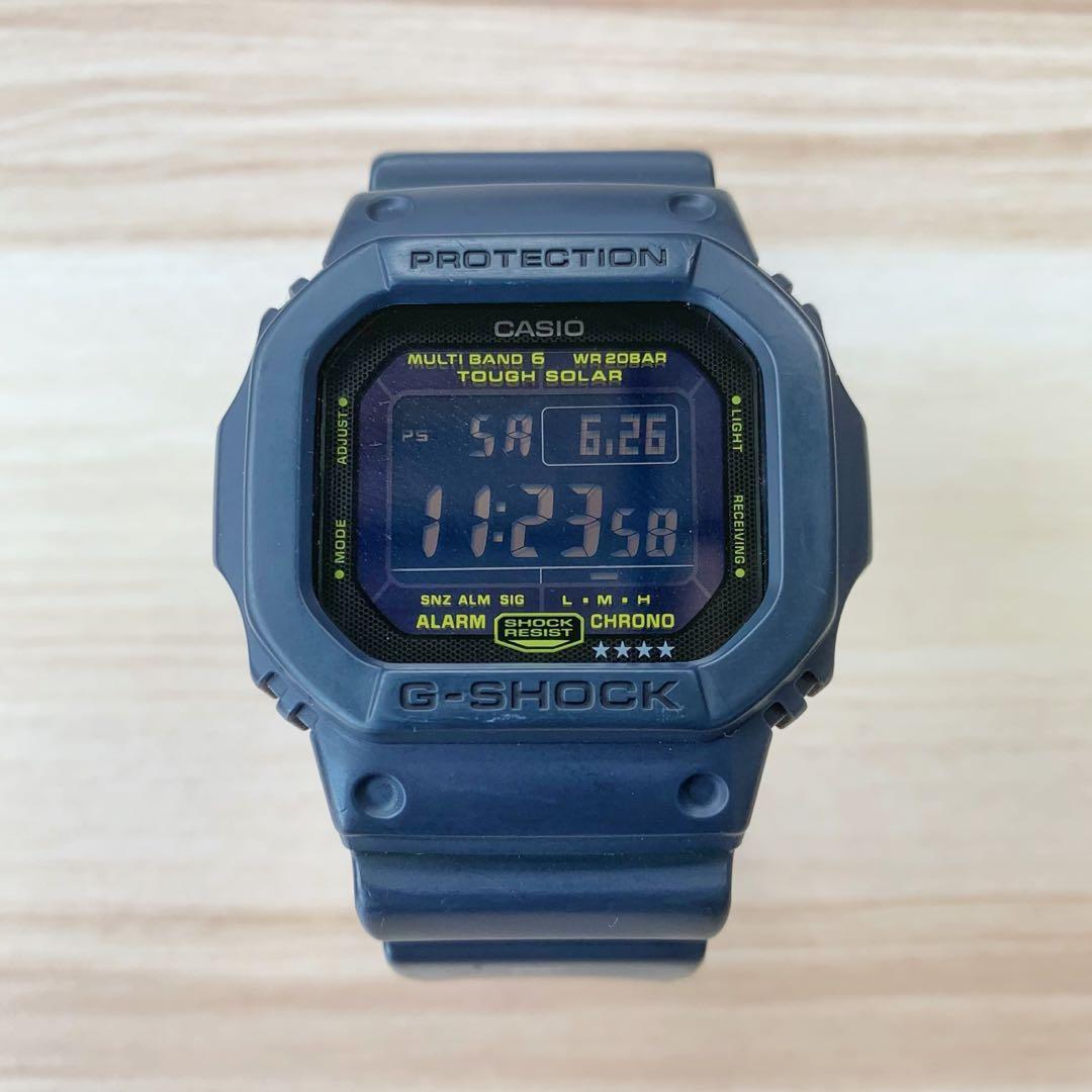 ☆新品☆G-SHOCK GW-M5610NV タフソーラー ソーラー電波腕時計 - 時計