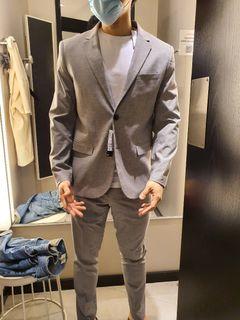Men Pants and Coat Grey set(New)