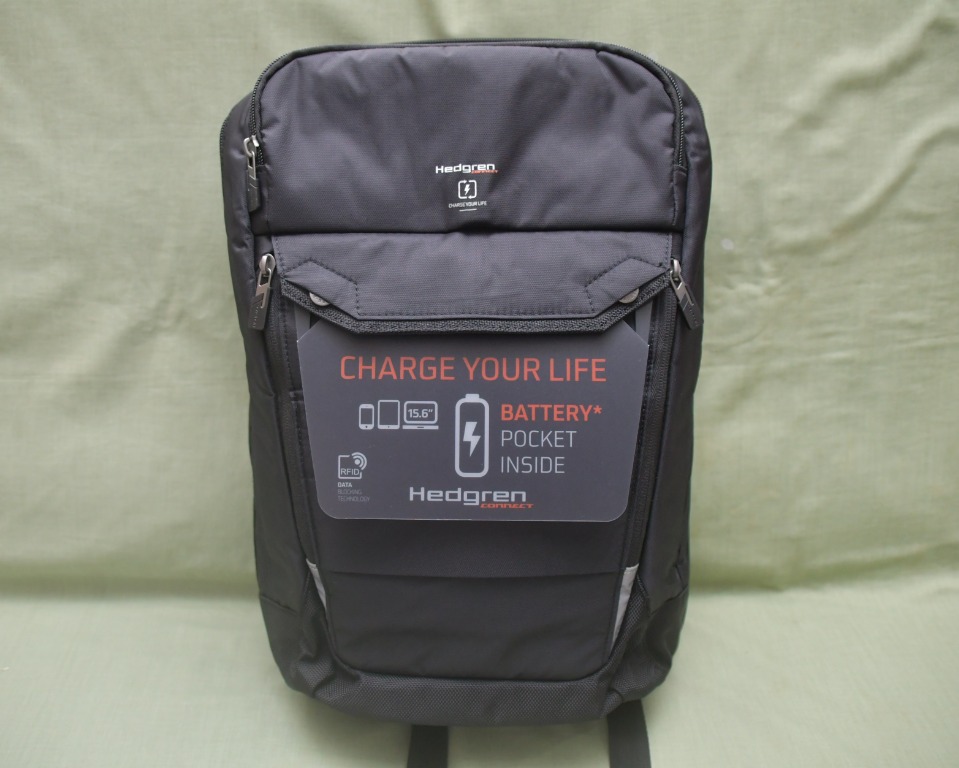 Hedgren, Link Urban Camo, Hookup backpack RFID, 男裝, 袋