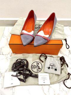 Hermes kitten heel ( size 35 )