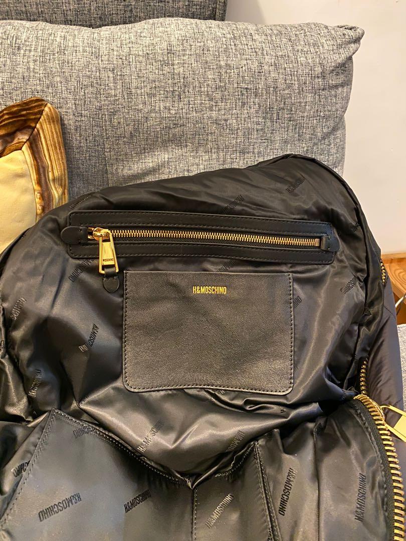 H&m moschino new arrivals oversized backpack