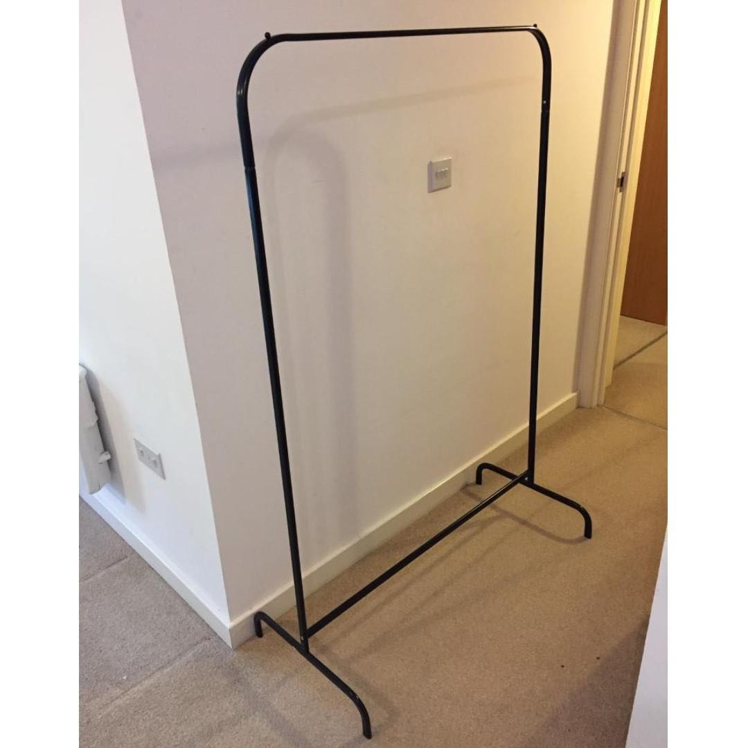 Ikea Mulig clothes rack black, Furniture & Home Living, Furniture
