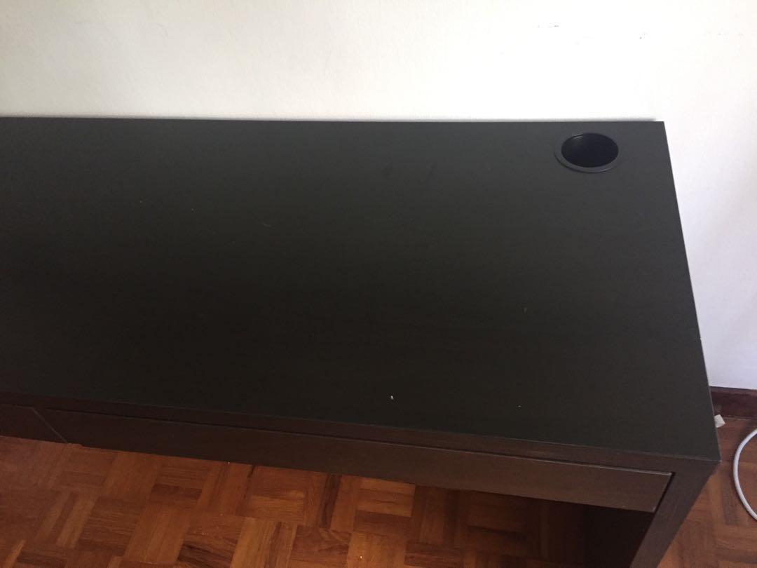 IKEA Study Table (Category: Tables & Sets) located in Singapore. Submitted by valiv (Listing ID 1096746887, Image 2). Description: Desk micke 142x50 Very good condition .
