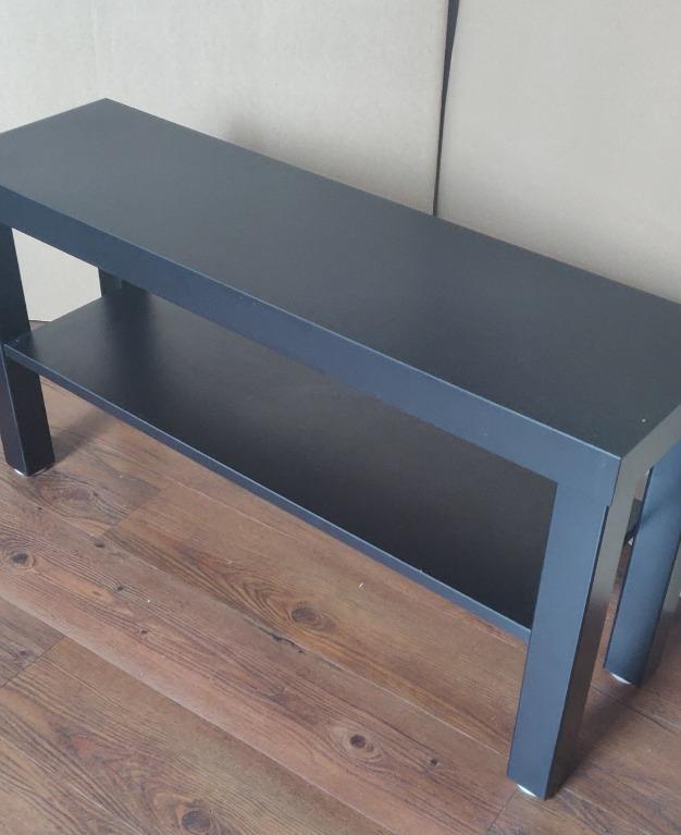 IKEA TV Stand LACK Black, 傢俬＆家居, 傢俬, 書櫃、櫃子及架 on Carousell