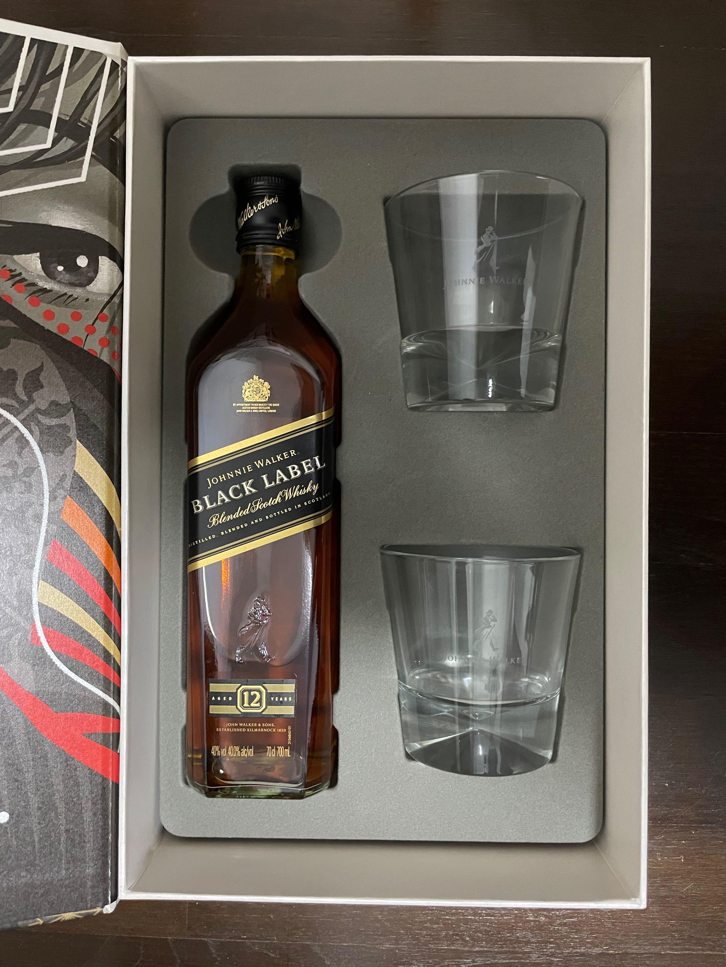 Johnnie Walker Black Label 12 Year Old Blended Scotch Whisky ...