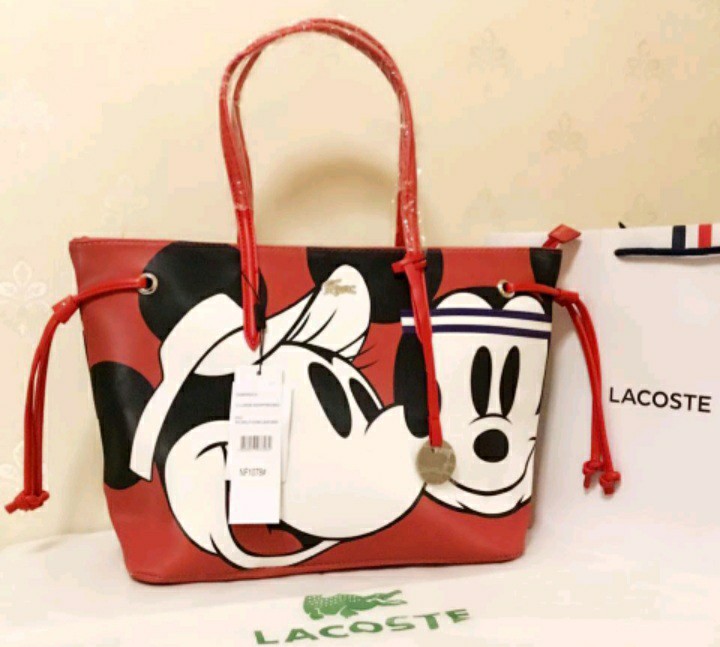 Lacoste mickey bag best sale