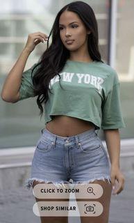 Light wash distressed fashion nova Jeans shorts size 3