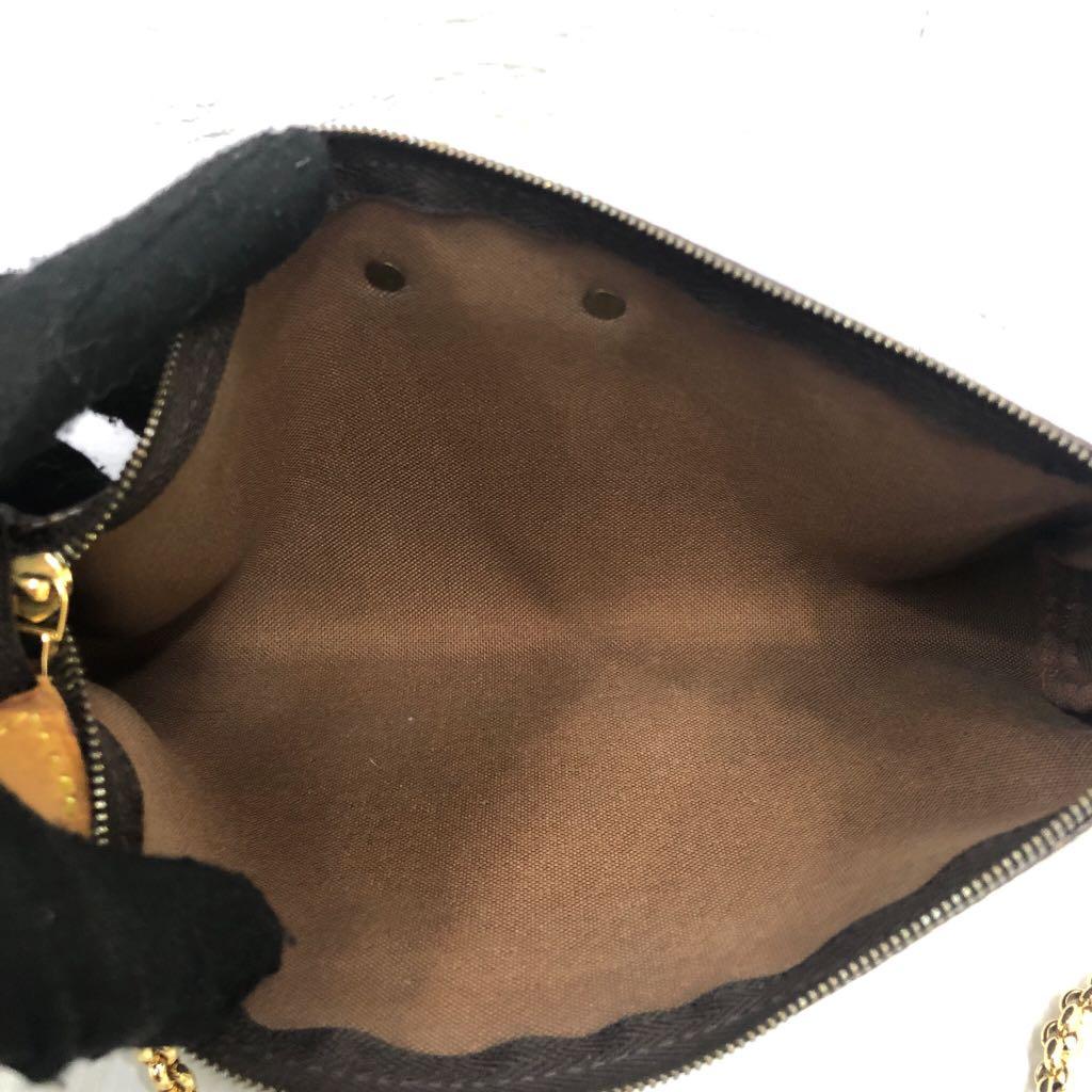 Used] LOUIS VUITTON EVA Monogram M95567 2WAY Shoulder Bag Chain Bag Handbag  Party Bag Brown Leather ref.445493 - Joli Closet