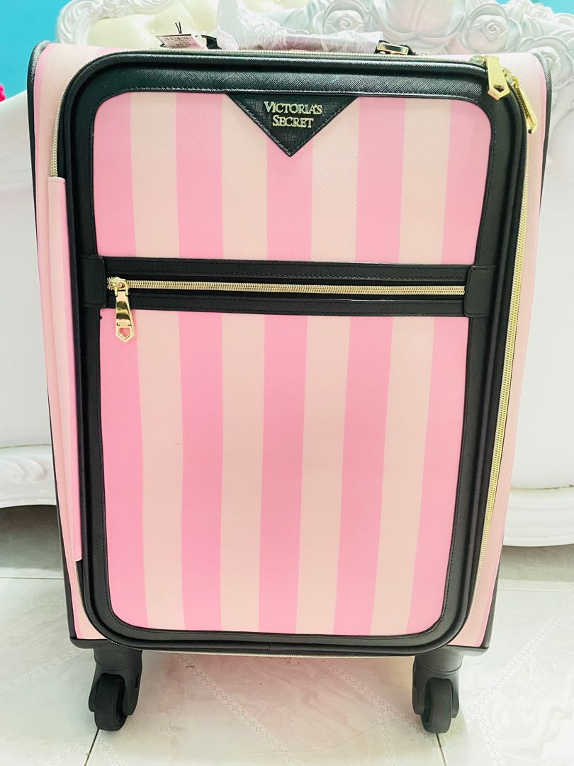 Victoria secret best sale pink luggage cheap