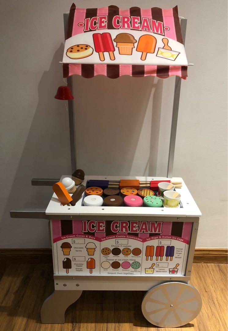 Melissa and doug wooden snacks and sweets cart hot sale