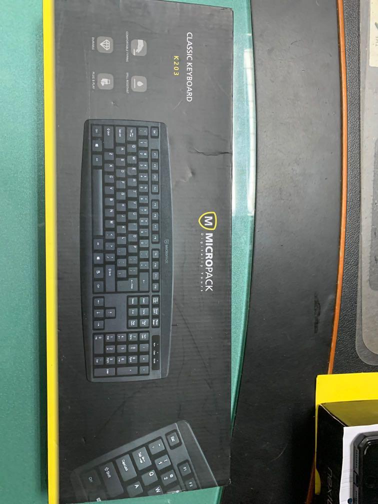 Micropack Classic Keyboard (Category: Desktops) located in Pasay City. Submitted by ayinong168 (Listing ID 1096719854, Image 1). Description: Item is in excellent condition mint still in box pm for details.