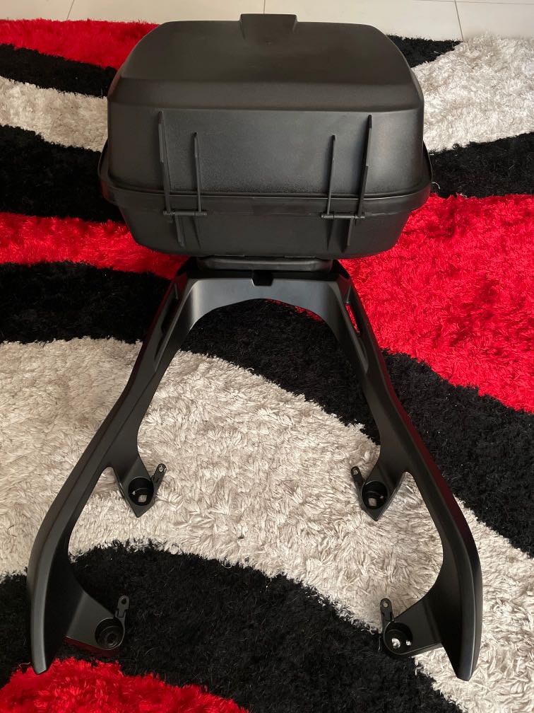 Motorcycle rack and box, Motorcycles, Motorcycle Accessories on Carousell
