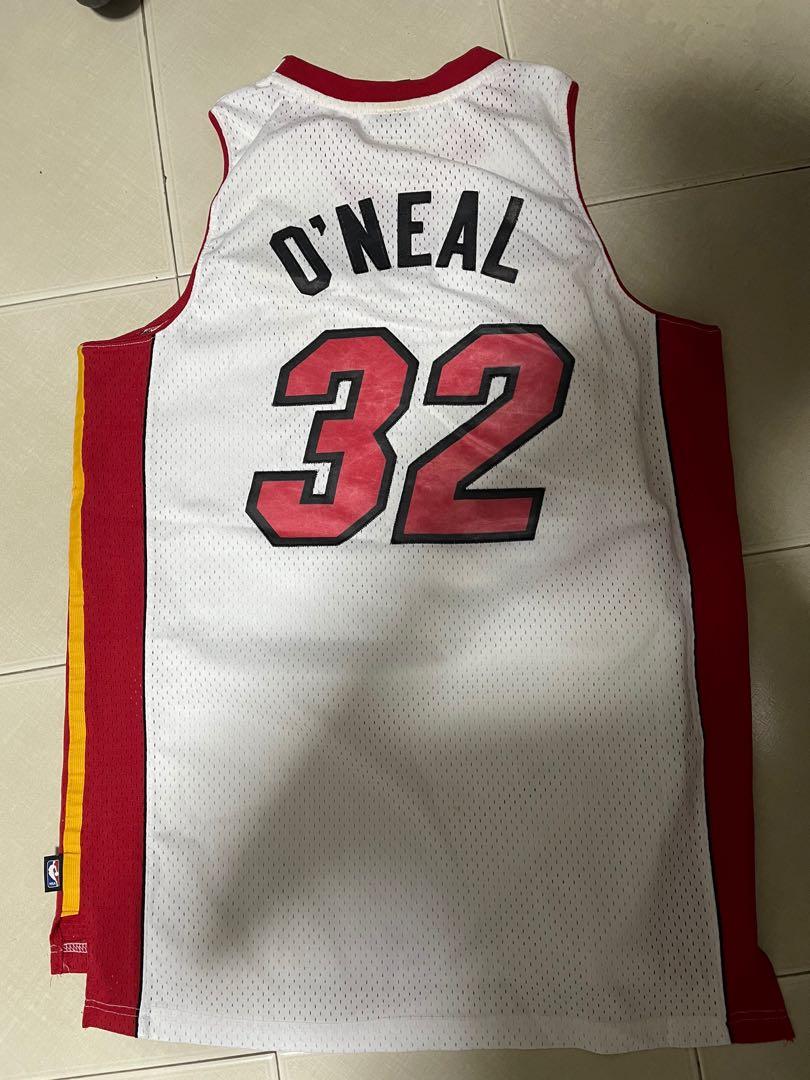 New Shaquille O’Neal Miami Heat Mens Size XL Reebok Red Swingman Rare  Jersey NWT