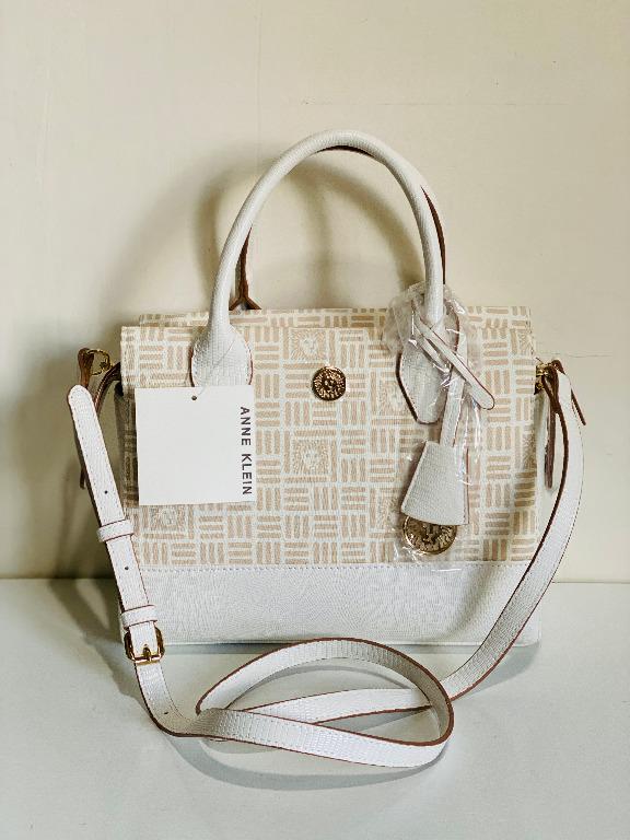Anne klein white purse clearance