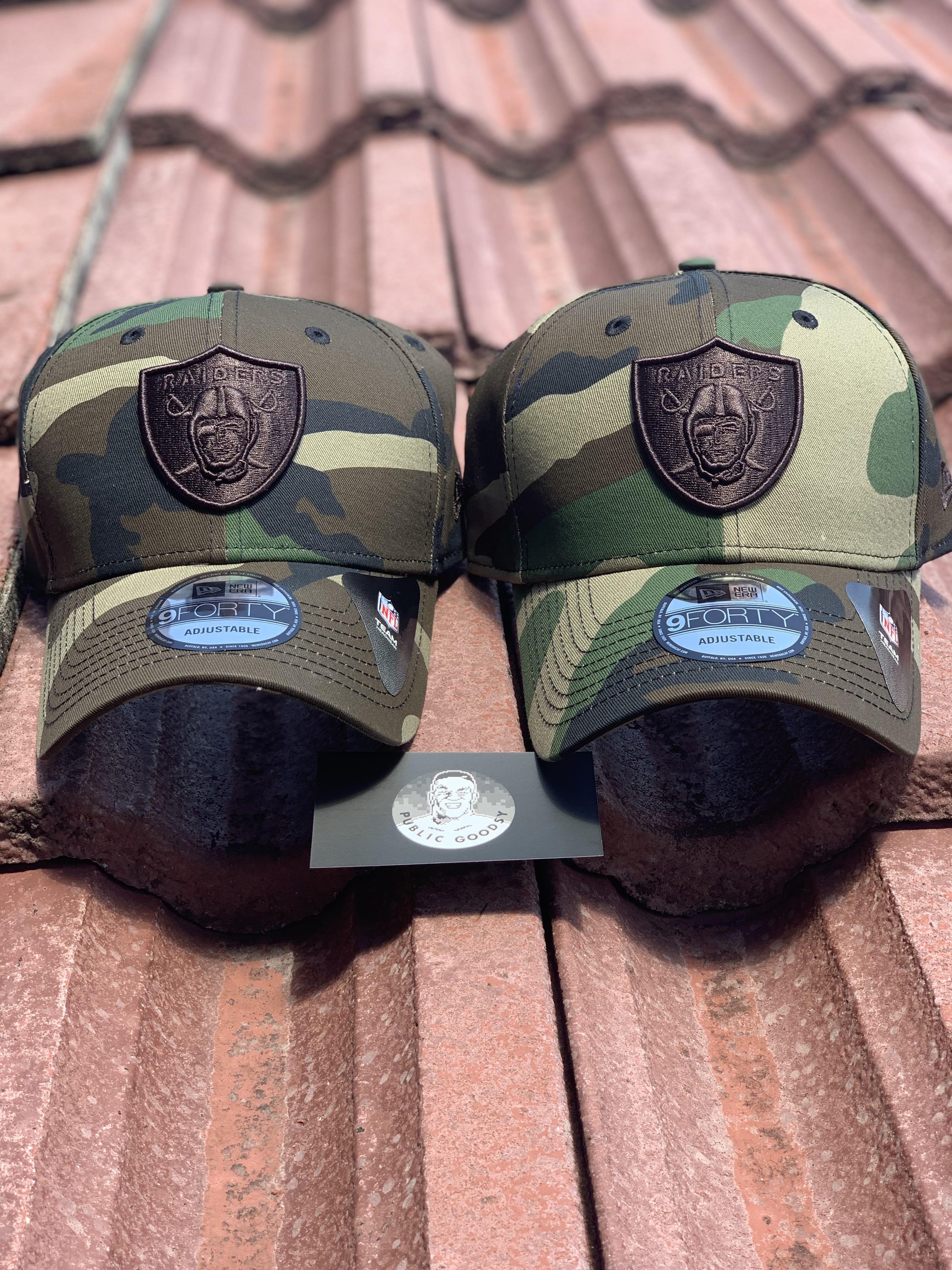 Raiders camo cap deals