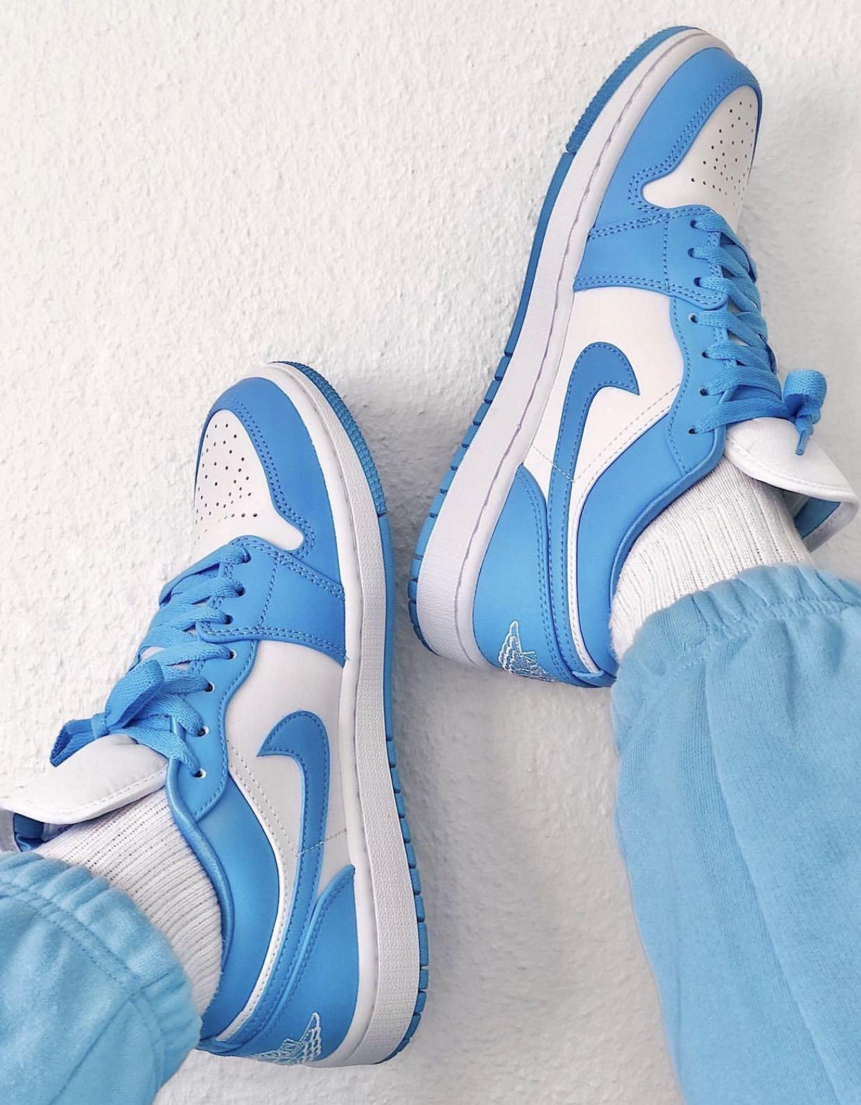 Air jordan 1 low unc outlet women's lifestyle shoe