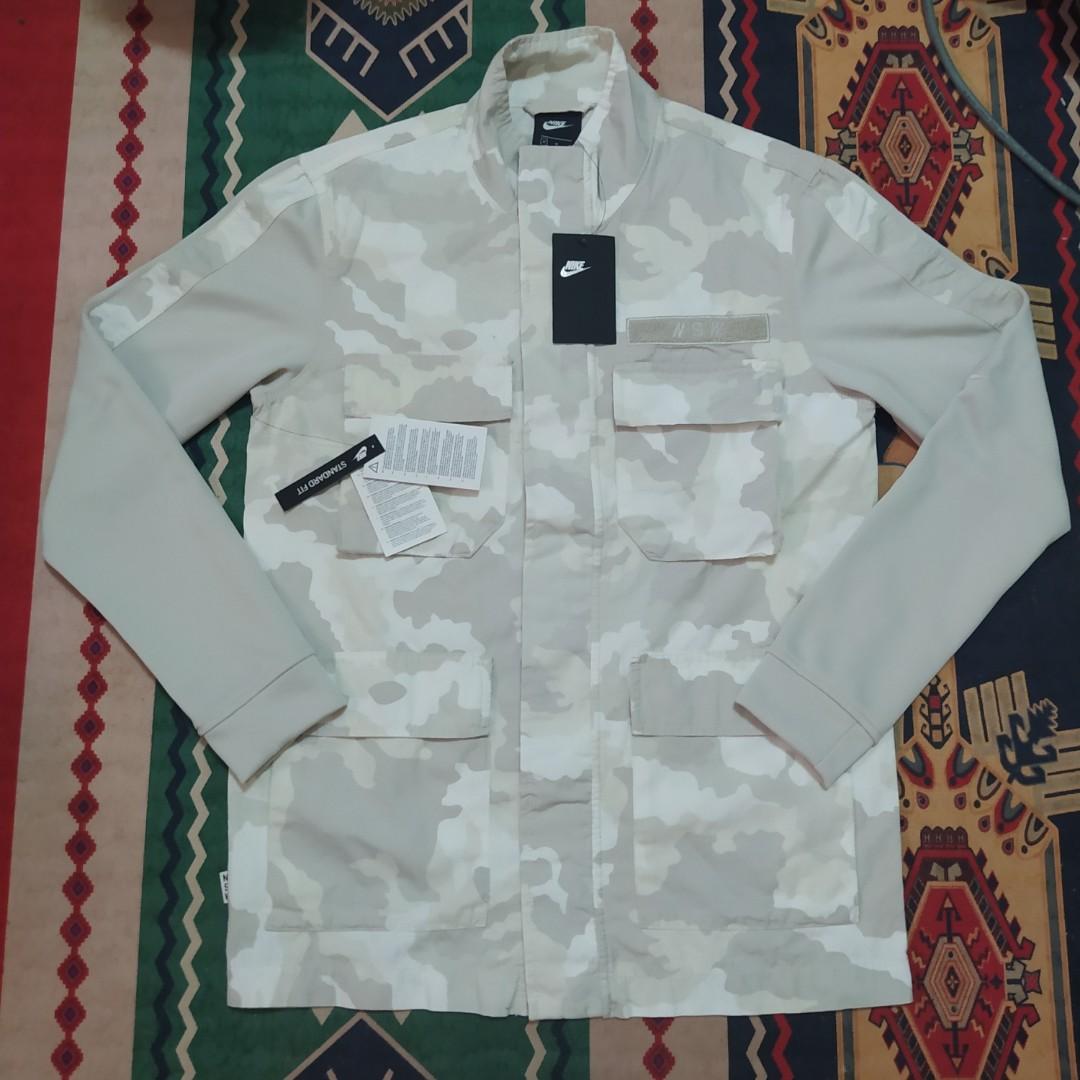 Nike nsw camo jacket Men s Fashion Tops Sets Hoodies on Carousell