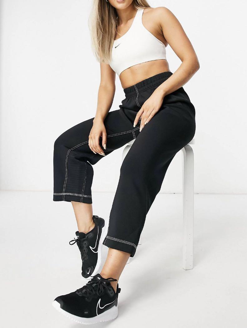 Nike Pro Training Wide Leg Joggers Women s Fashion Bottoms