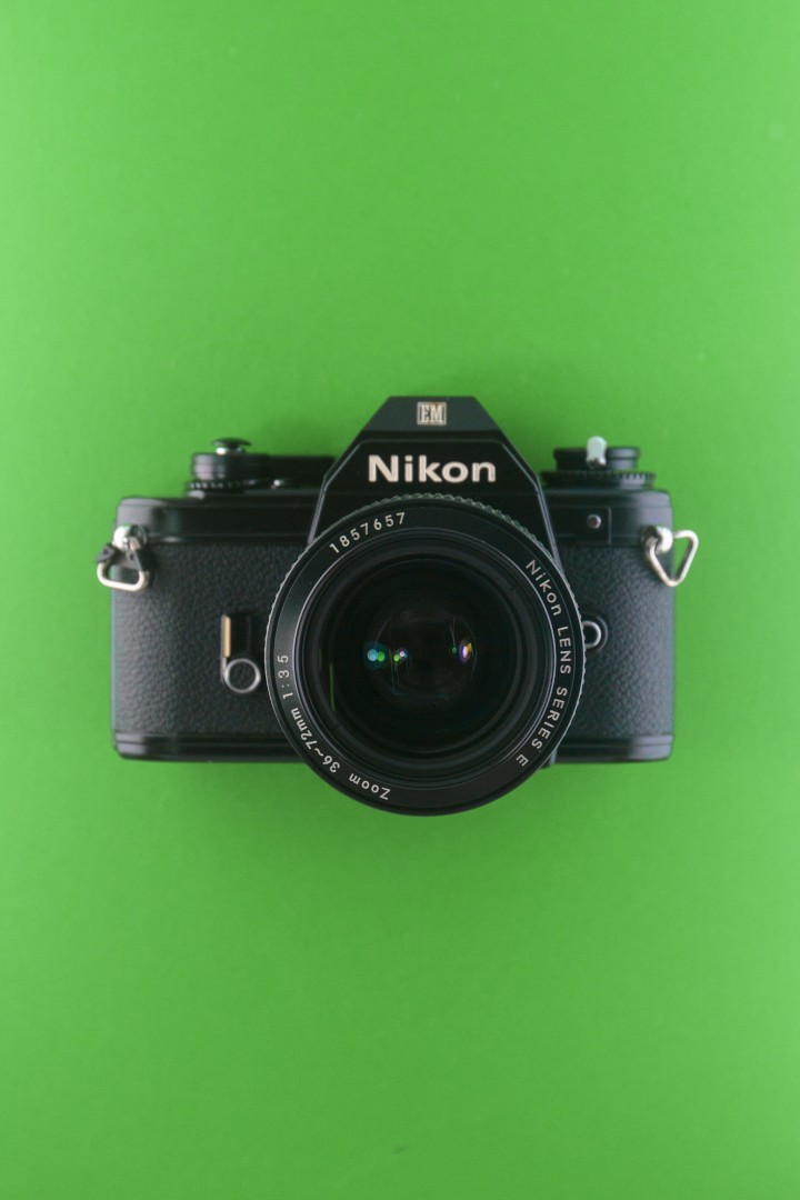 Nikon EM + Nikon Series E 36-72mm f3.5 Film Camera, Photography