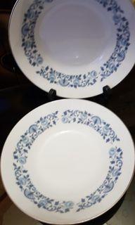 2 pcs Noritake Royal blue bowls