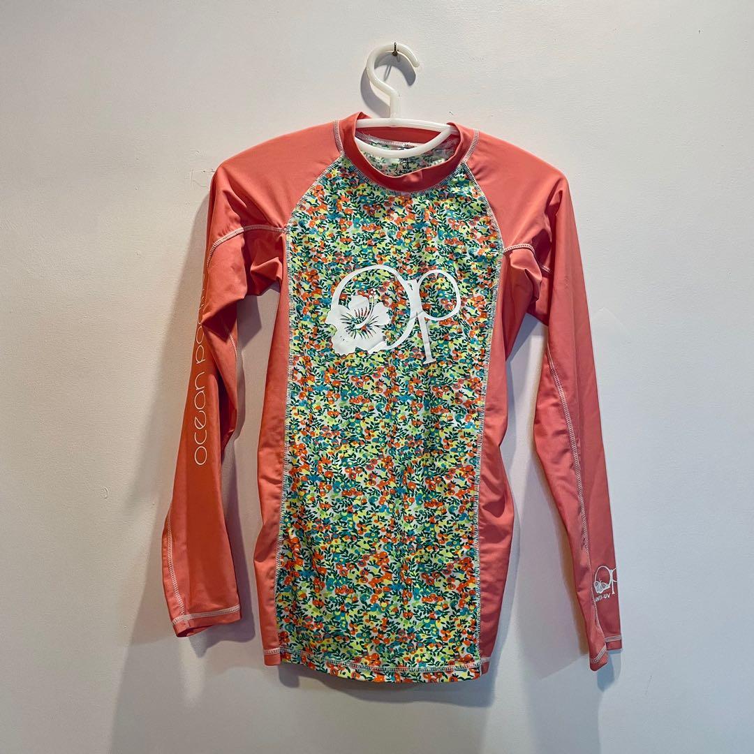 Ocean Pacific pink rash guard, Women's Fashion, Swimwear, Rash guard on ...