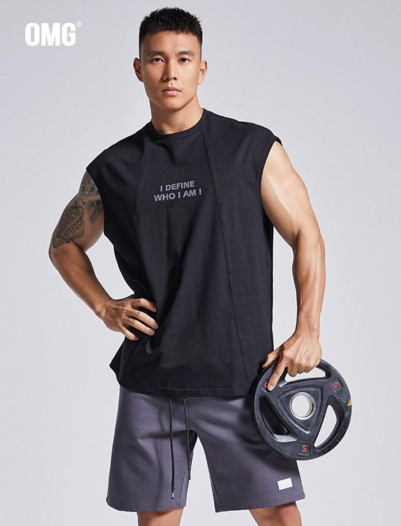 OMG Men Sports Gym Wear top