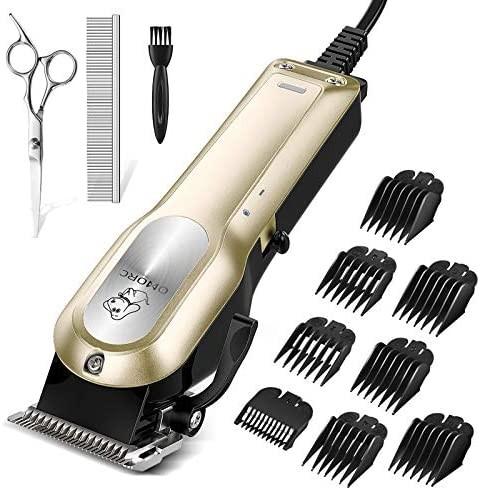 Dog hair clippers for thick hair clearance