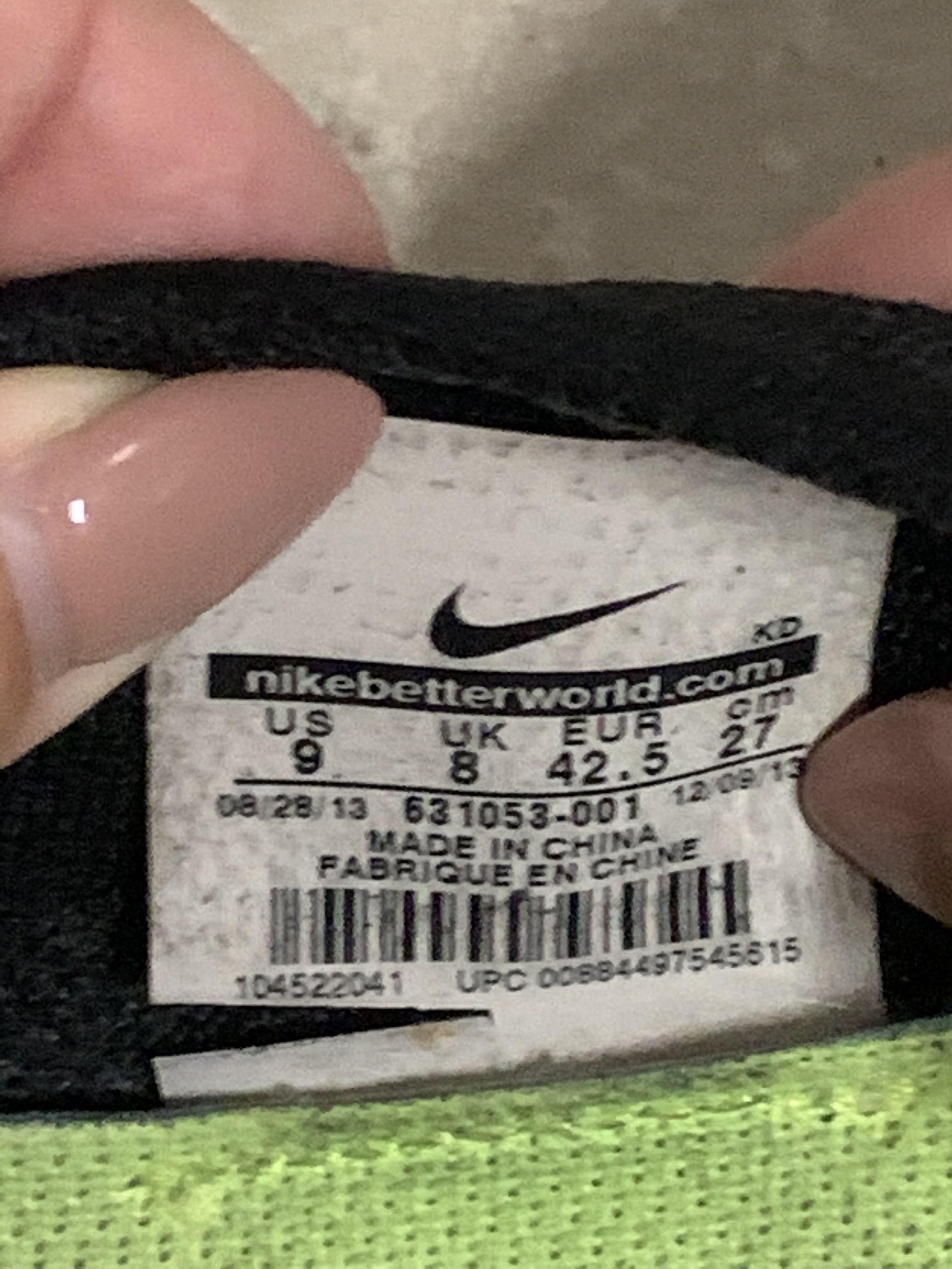 Original Authentic Nike Sports Shoes Sneakers Casual Street Wear Shoes Men US9 UK8
