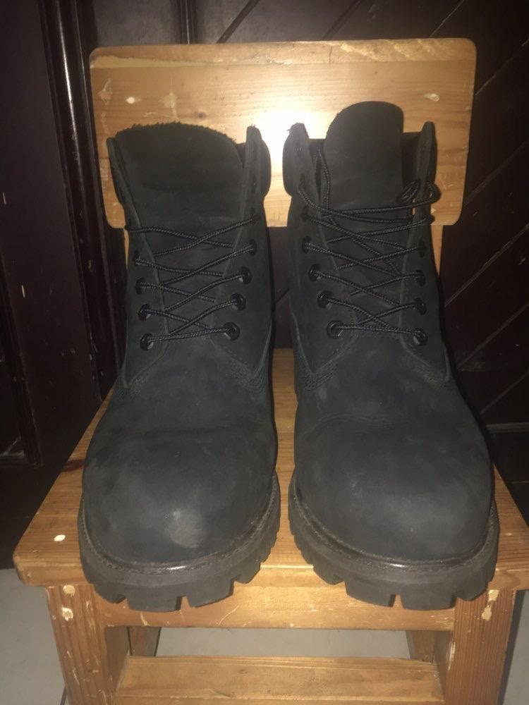 Original Timberland Boots Triple Black Nubuck