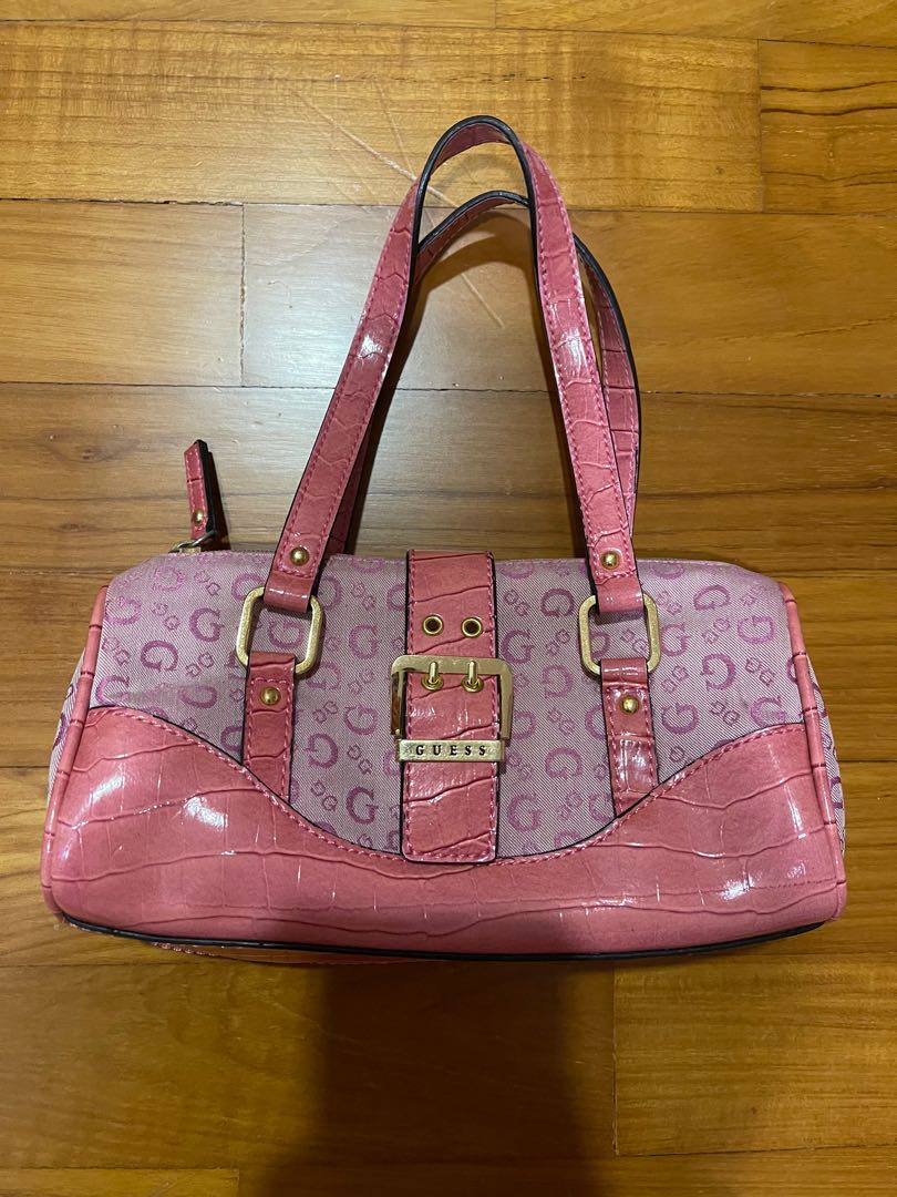 pink y2k authentic guess shoulder bag Women s Fashion Bags