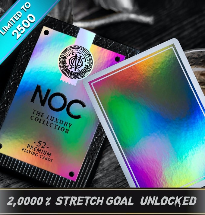 Poker Cards - NOC Luxury Collection Playing Cards - Holographic