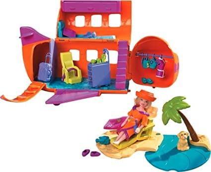 Polly pocket groovy getaway jet store