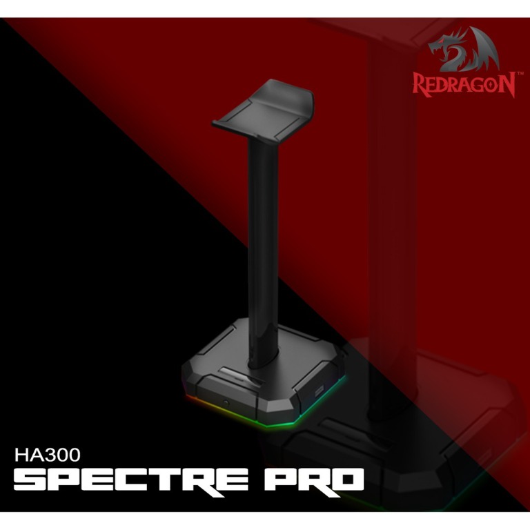 Redragon HA300 Scepter Pro RGB Gaming Headset Stand with USB port