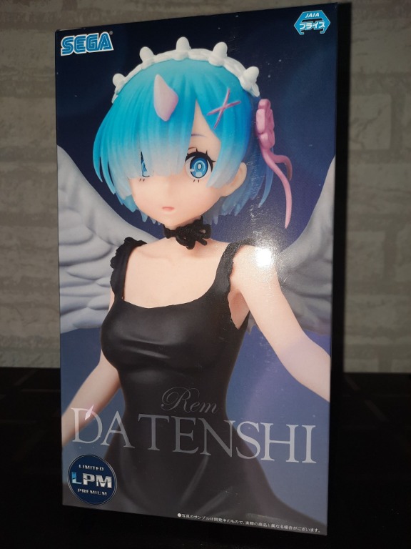 Rem (ReZero) Fallen Angel Ver. LPM Figure by Sega, Hobbies & Toys